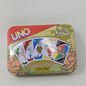 Rare Special Edition 2004 Ren And Stimpy Uno Card Game